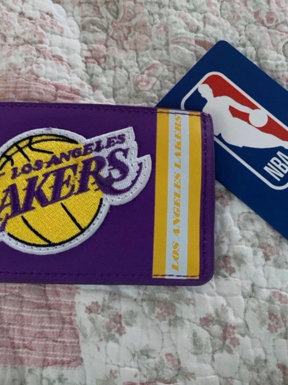 Loungefly Los Angeles Lakers Purple and Yellow Wallet